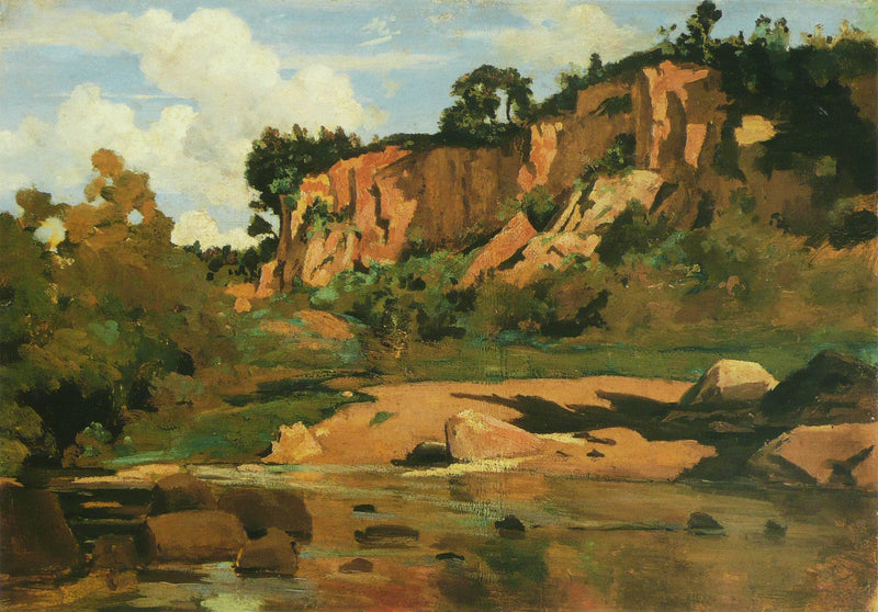 Civita Castellana by Camille Corot — Oil Painting Reproduction