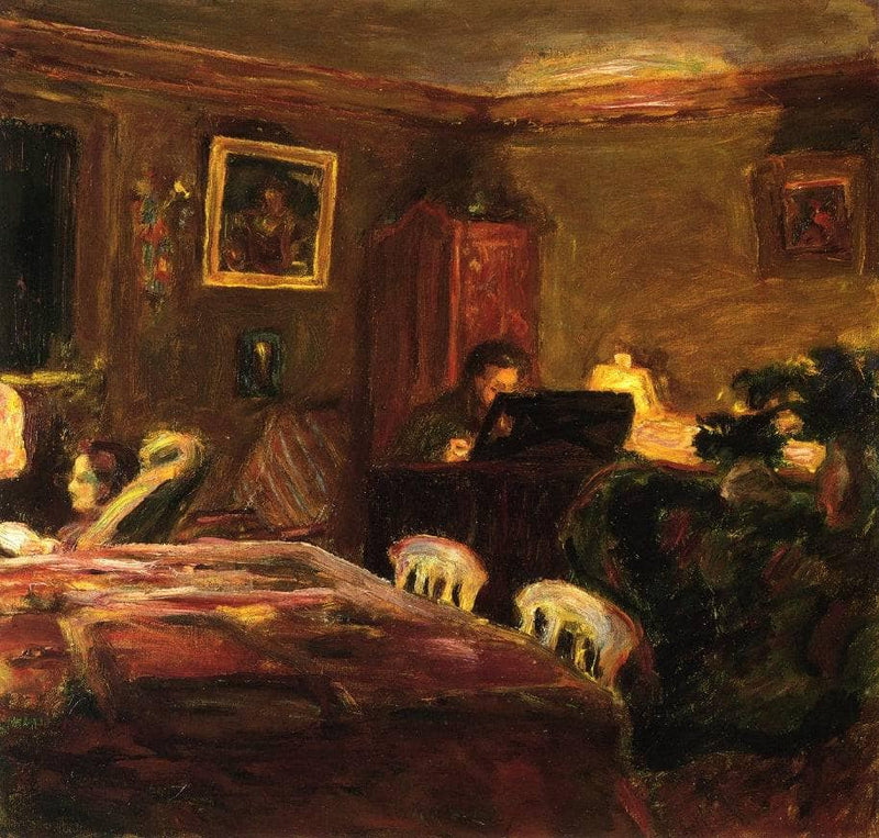 Claude Terrasse at the Piano by Pierre Bonnard — Oil Painting Reproduction