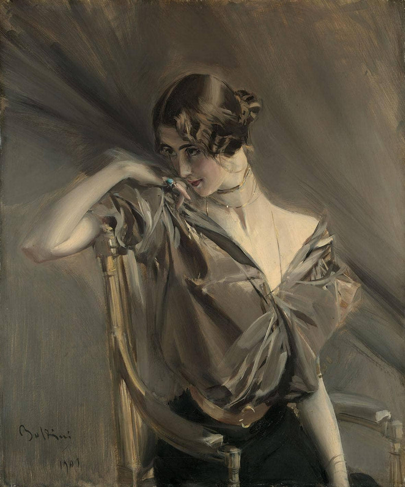 Cléo de Mérode by Giovanni Boldini — Oil Painting Reproduction