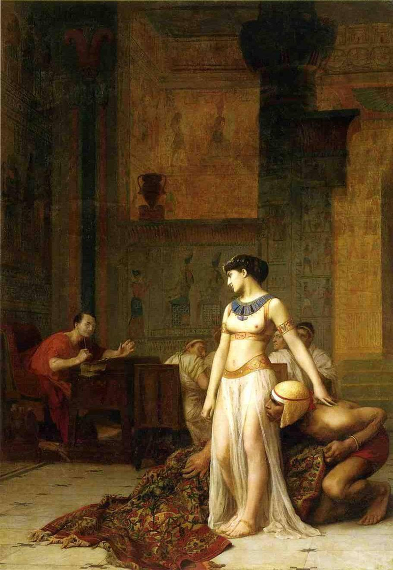 Cleopatra and Caesar by Jean-Leon Gerome — Oil Painting Reproduction