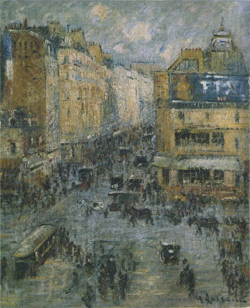 Cligancourt Street in Paris by Gustave Loiseau — Oil Painting Reproduction
