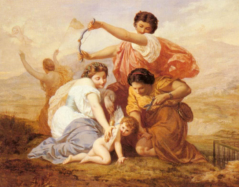 Clipping Cupid's Wings by Henri-Pierre Picou — Oil Painting Reproduction