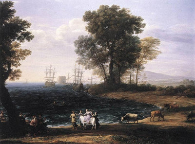 The Abduction of Europa in hallway
