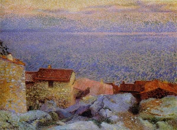 Coastal Landscape by Henri-Edmond Cross — Oil Painting Reproduction
