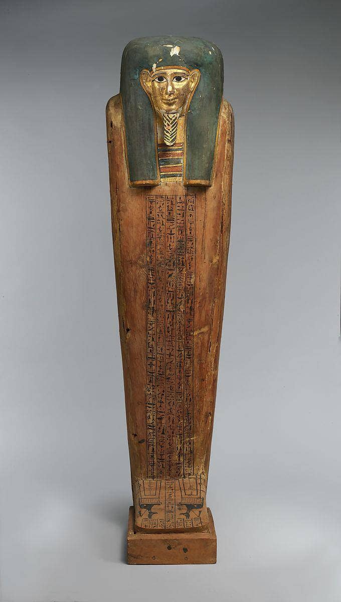 Coffin of Nesmin by Ancient Egypt — Oil Painting Reproduction