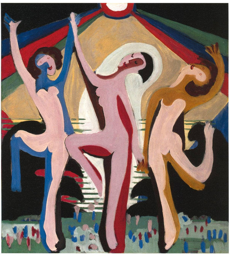 Colourful Dance by Ernst Ludwig Kirchner — Oil Painting Reproduction