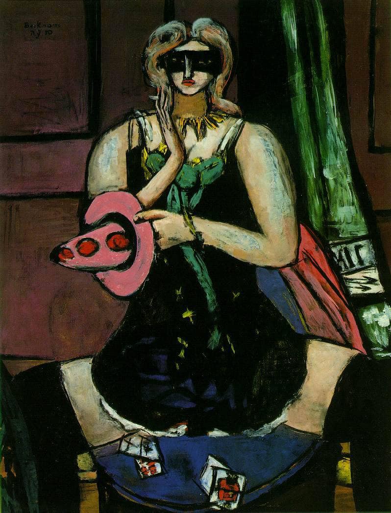 Columbine by Max Beckmann — Oil Painting Reproduction