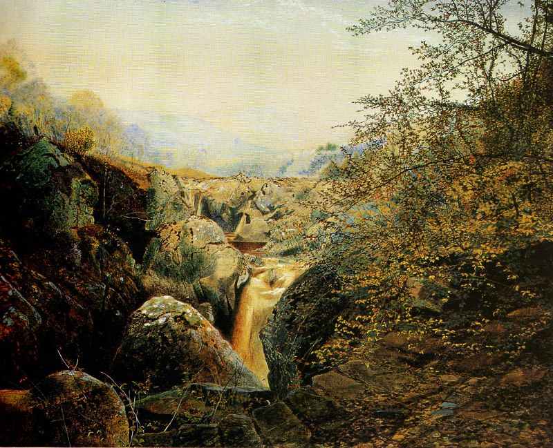 Colwith Force by John Atkinson Grimshaw — Oil Painting Reproduction