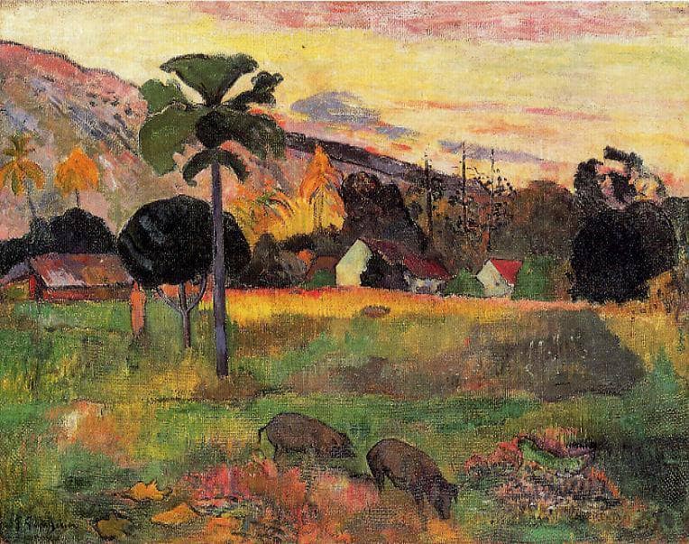Come here by Paul Gauguin — Oil Painting Reproduction