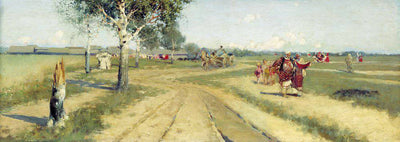 Coming Back from Fair in modern living room