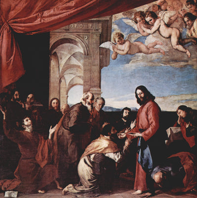 Communion of the Apostles in entryway