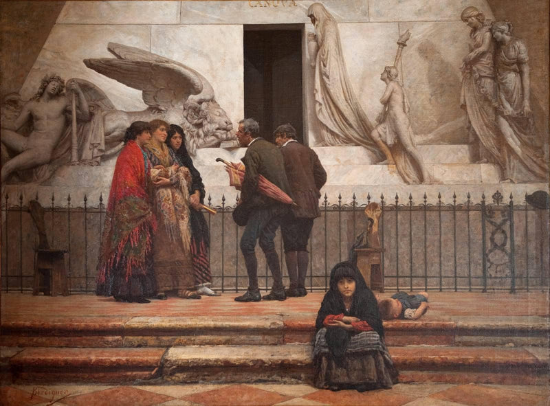 Compatriots of Canova by Noè Bordignon — Oil Painting Reproduction