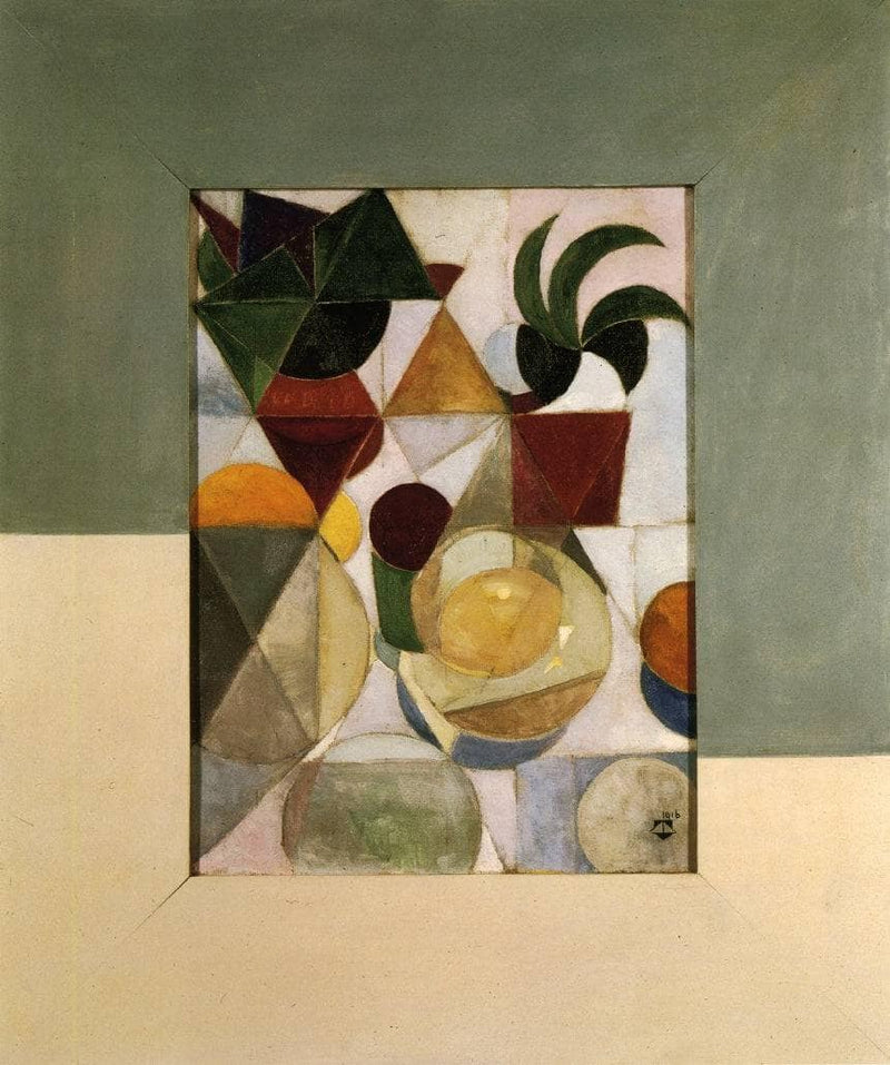 Composition III (Still life) by Theo van Doesburg — Oil Painting Reproduction