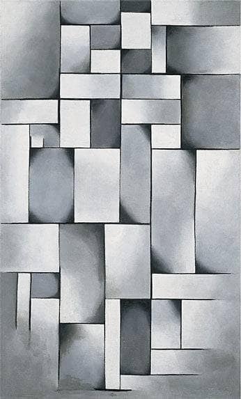 Composition in gray (Rag Time) by Theo van Doesburg — Oil Painting Reproduction
