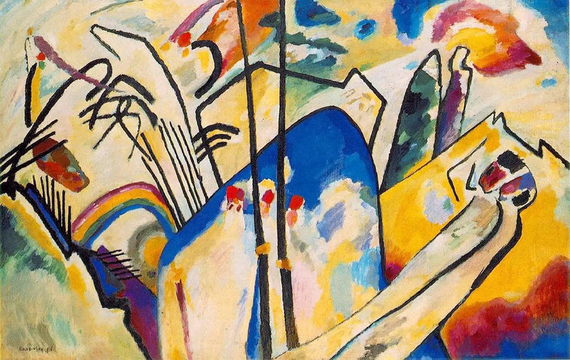 Composition IV by Wassily Kandinsky — Oil Painting Reproduction