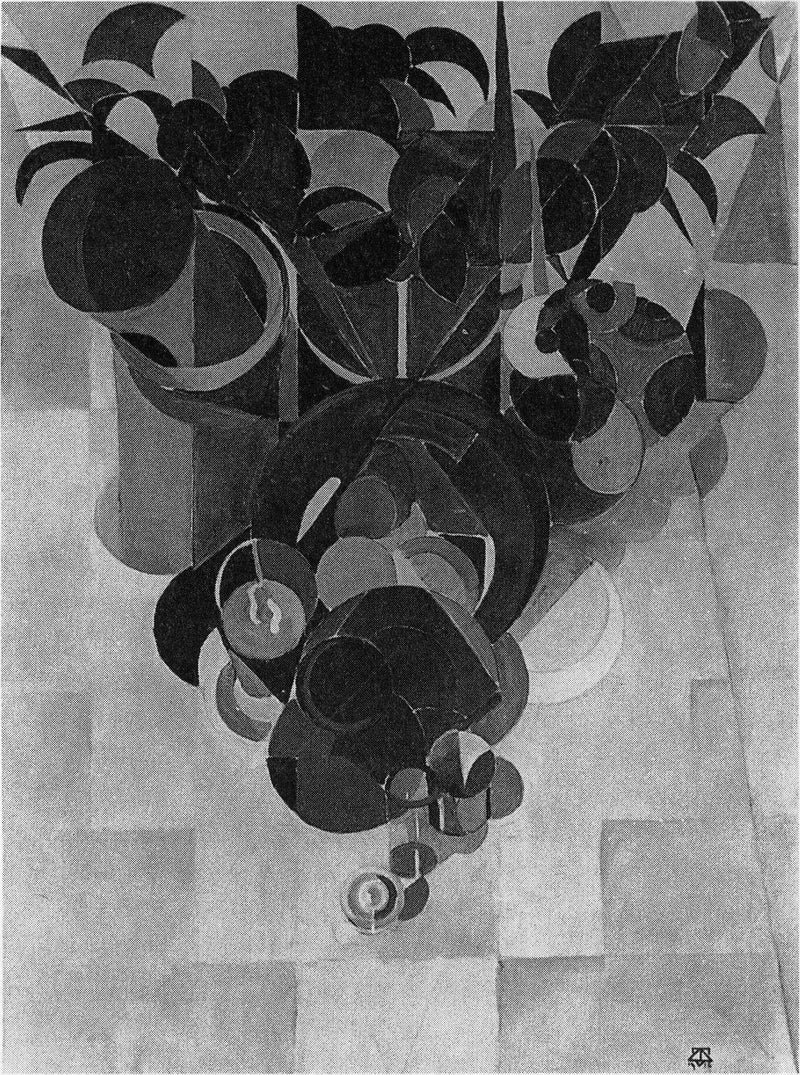 Composition IV (Still life) by Theo van Doesburg — Oil Painting Reproduction