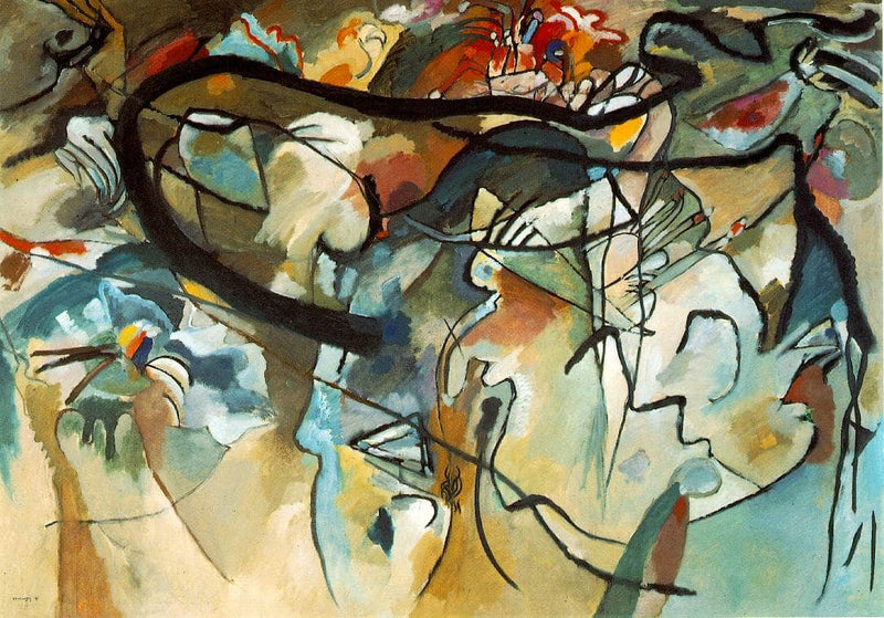 Composition V by Wassily Kandinsky — Oil Painting Reproduction