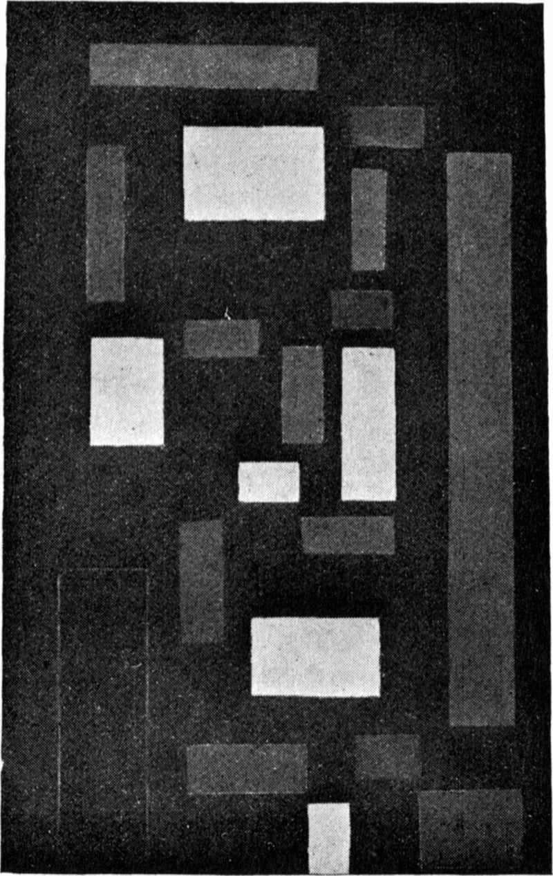 Composition VI (on black fond) by Theo van Doesburg — Oil Painting Reproduction