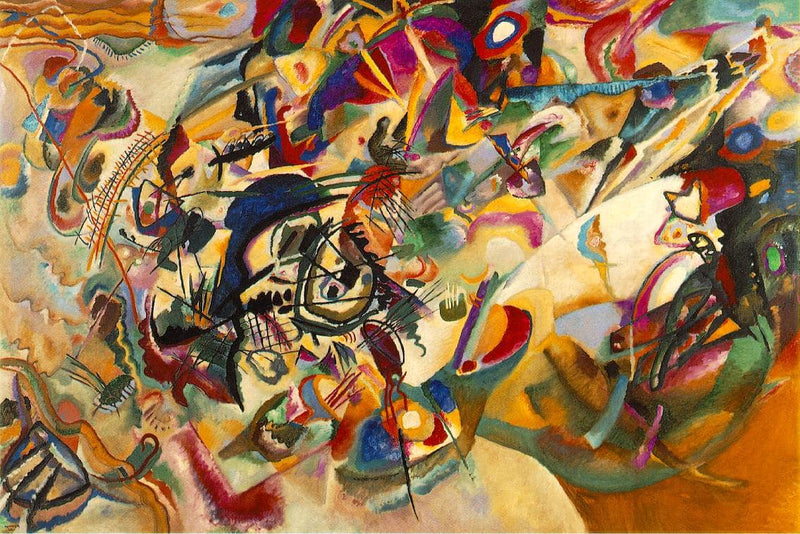 Composition VII by Wassily Kandinsky, Oil Painting Reproduction