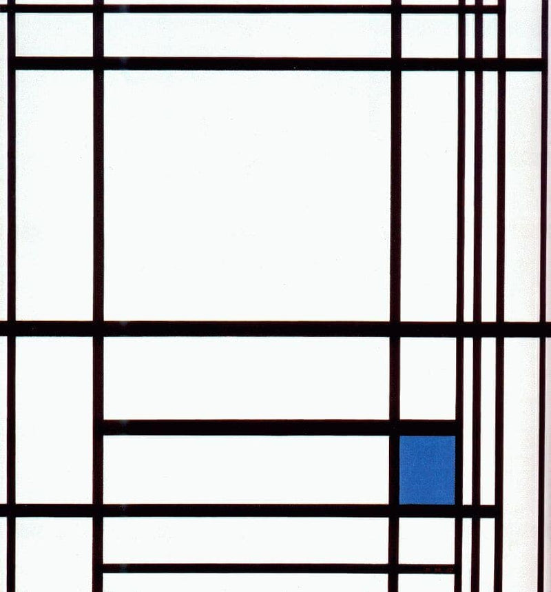 Composition with Blue by Piet Mondrian — Oil Painting Reproduction