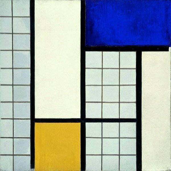 Composition with half values by Theo van Doesburg — Oil Painting Reproduction