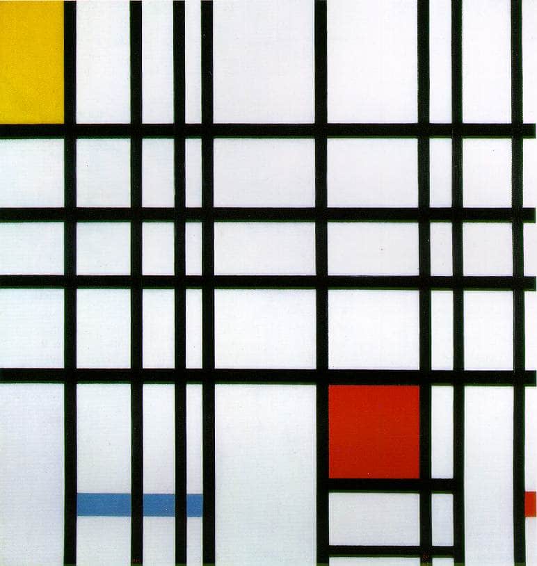 Composition with Red, Yellow and Blue by Piet Mondrian — Oil Painting Reproduction
