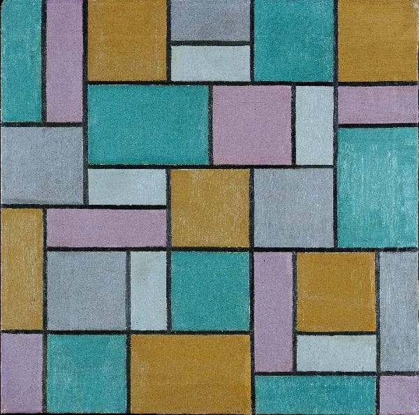 Composition XVII by Theo van Doesburg — Oil Painting Reproduction