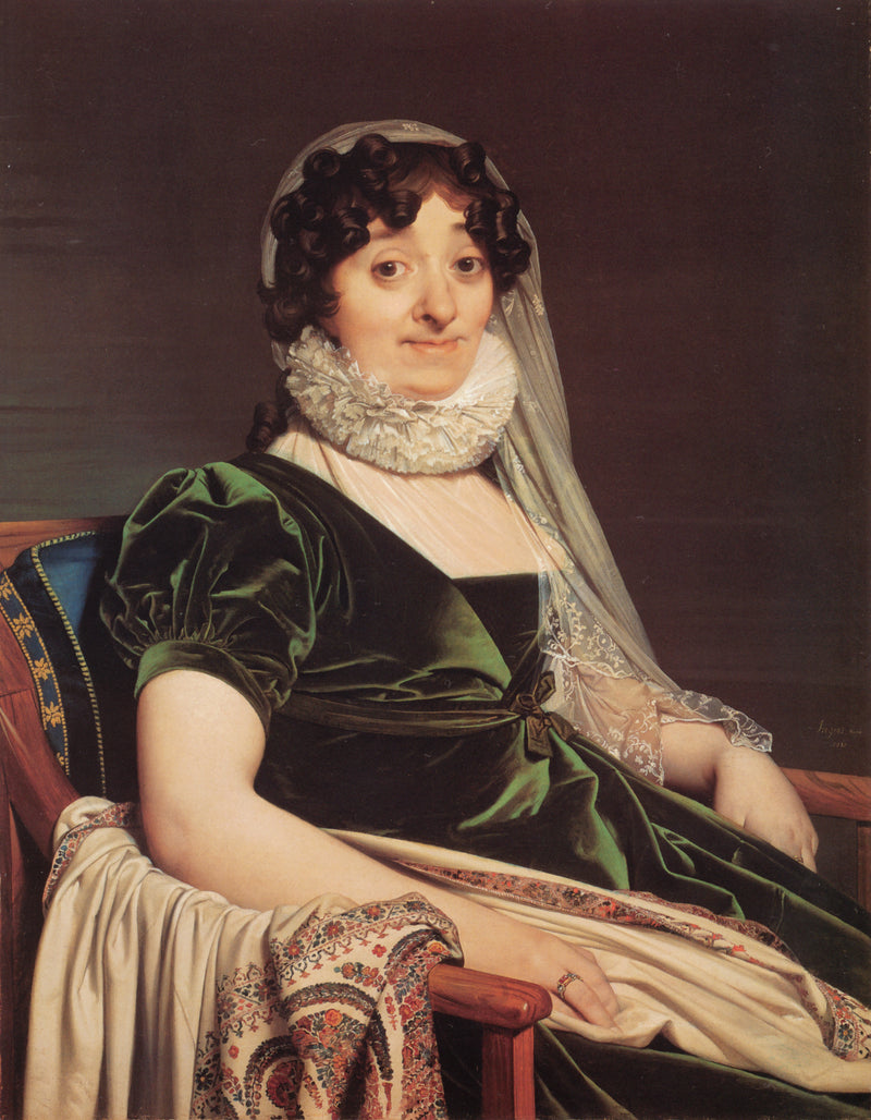 Comtes de Tournon, née Geneviève de Seytres Caumont by Jean Auguste Dominique Ingres — Oil Painting Reproduction