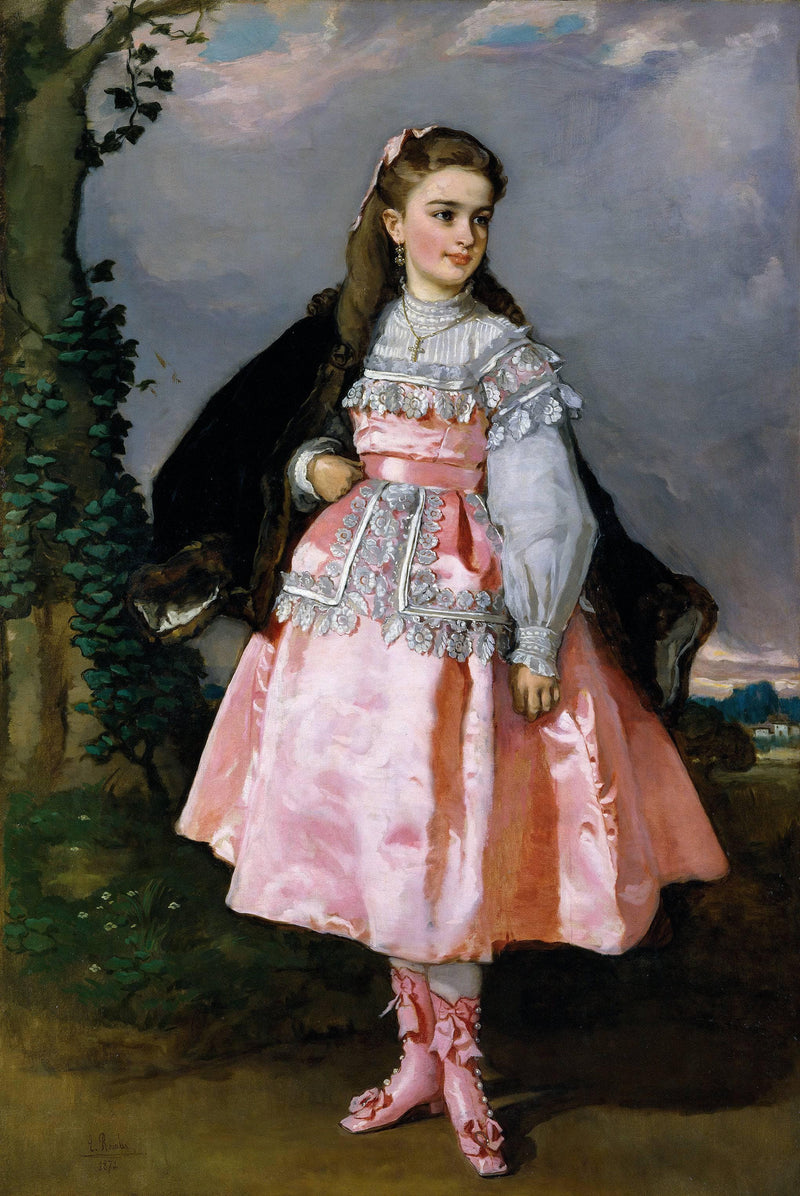 Concepción Serrano, later Countess of Santovenia by Eduardo Rosales — Oil Painting Reproduction