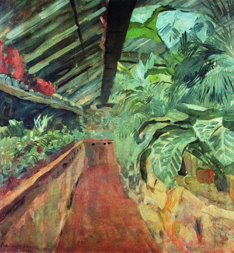 Conservatory by Isaac Levitan — Oil Painting Reproduction