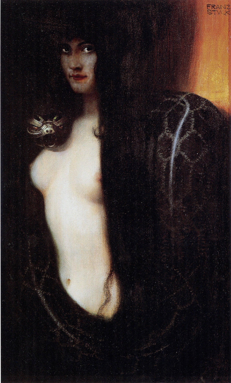 The Sin by Franz Stuck — Oil Painting Reproduction