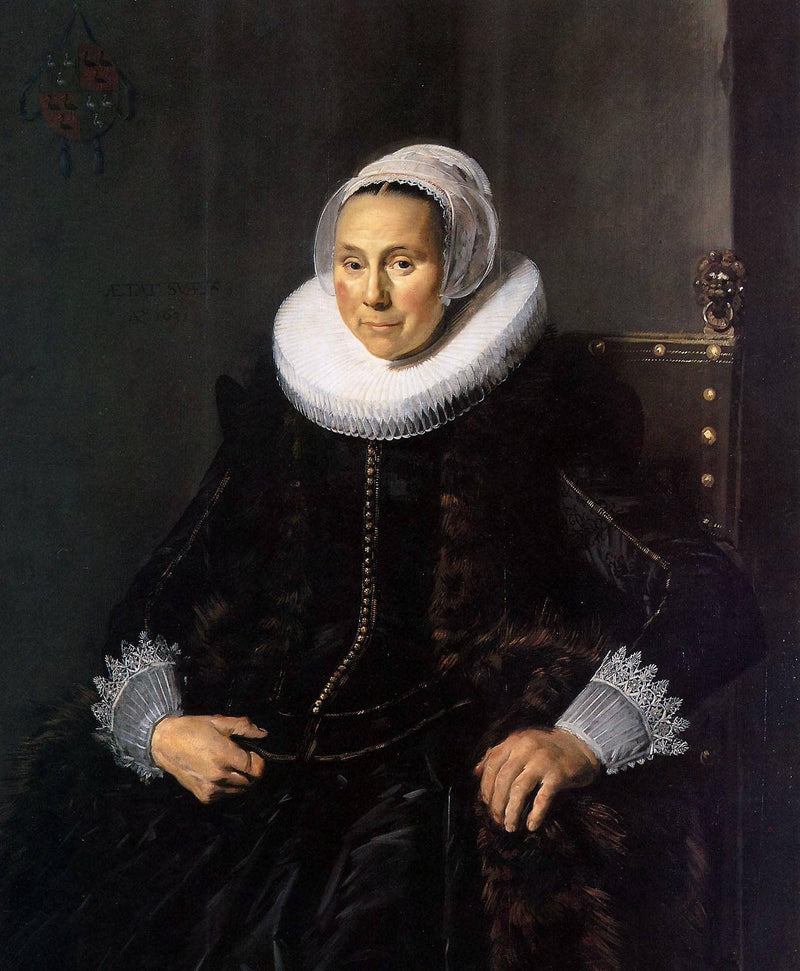 Cornelia Claesdr Vooght by Frans Hals — Oil Painting Reproduction