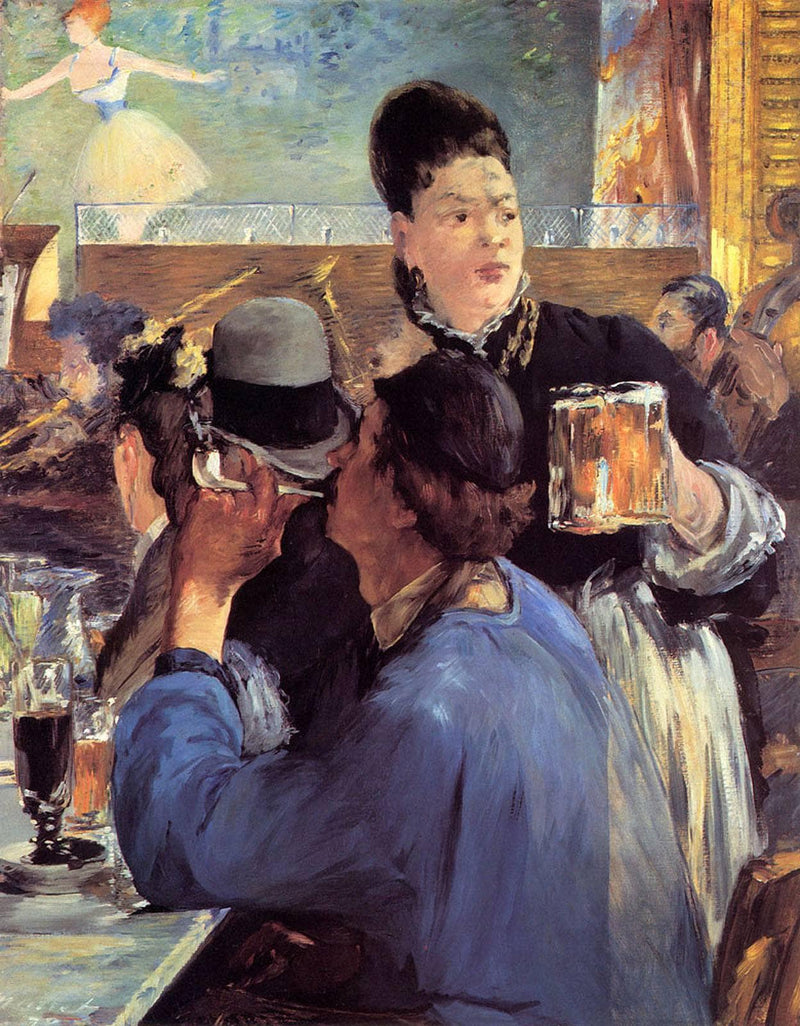 Corner of a Cafe-Concert by Edouard Manet — Oil Painting Reproduction