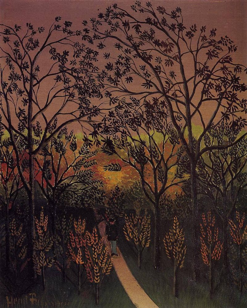 Corner of the Plateau of Bellevue by Henri Rousseau — Oil Painting Reproduction