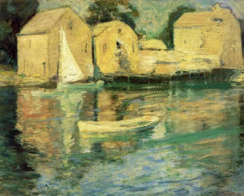 Cos Cob by John Henry Twachtman — Oil Painting Reproduction
