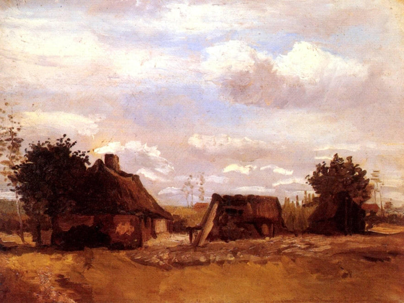 Cottage by Vincent van Gogh — Oil Painting Reproduction