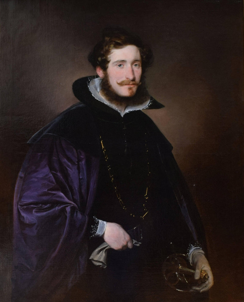 Count János Waldstein in Spanish costume by Friedrich von Amerling — Oil Painting Reproduction