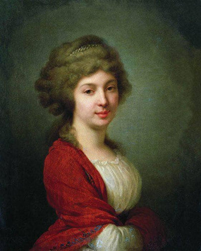 Countess Vera Zavadovskaya in apartment