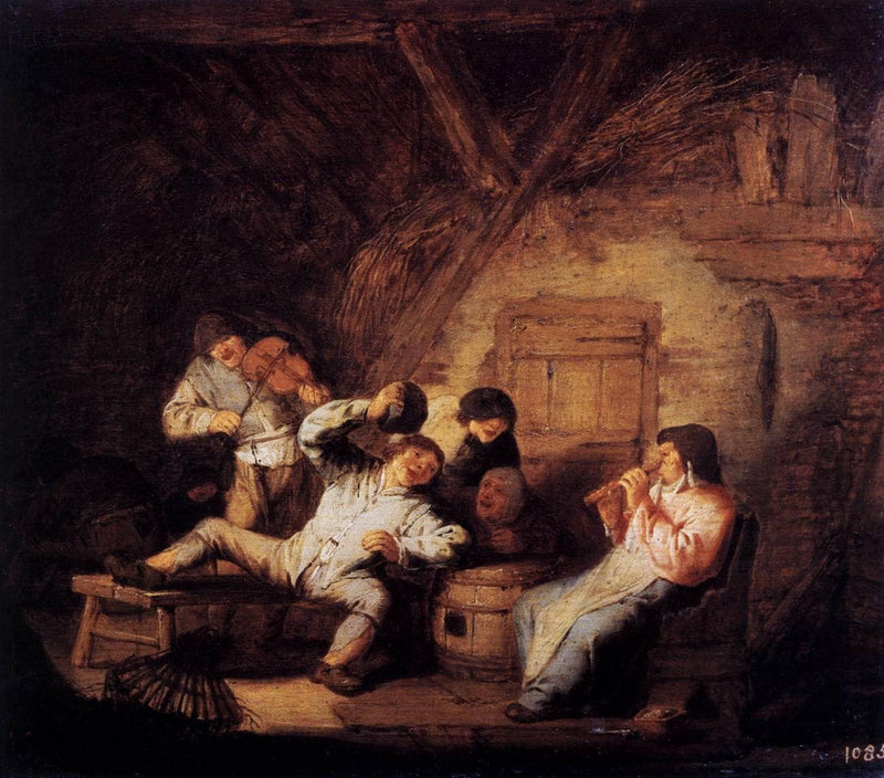 Country Concert by Adriaen van Ostade — Oil Painting Reproduction