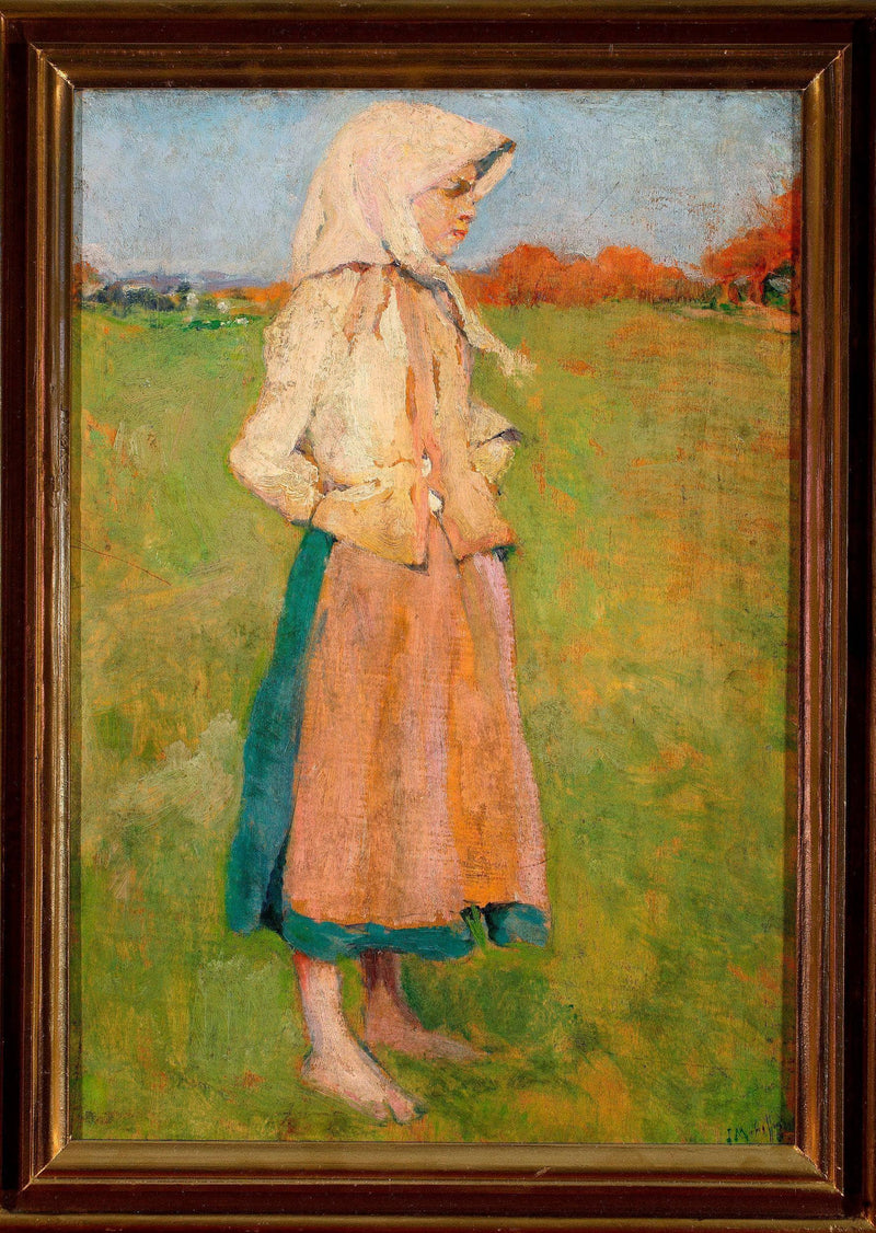 Country Girl by Józef Mehoffer — Oil Painting Reproduction