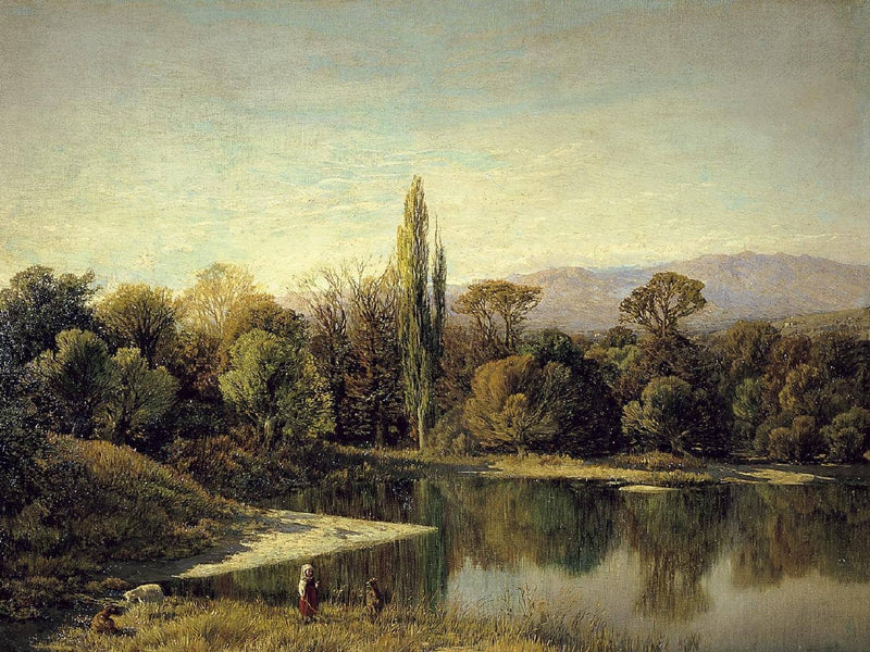 Country House Landscape by Martín Rico y Ortega — Oil Painting Reproduction