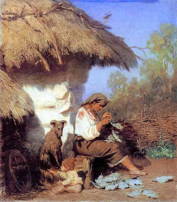 Country Idyll by Henryk Siemiradzki, Oil Painting Reproduction