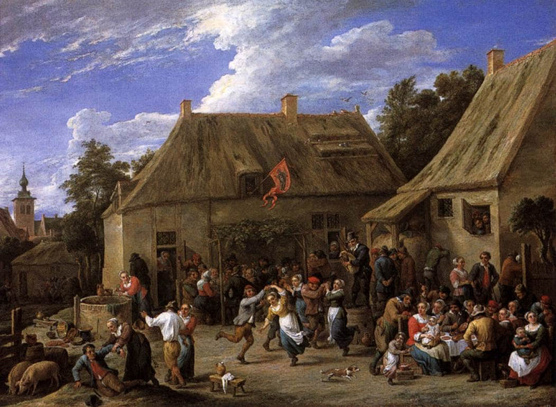 Country Kermess by David Teniers the Younger — Oil Painting Reproduction