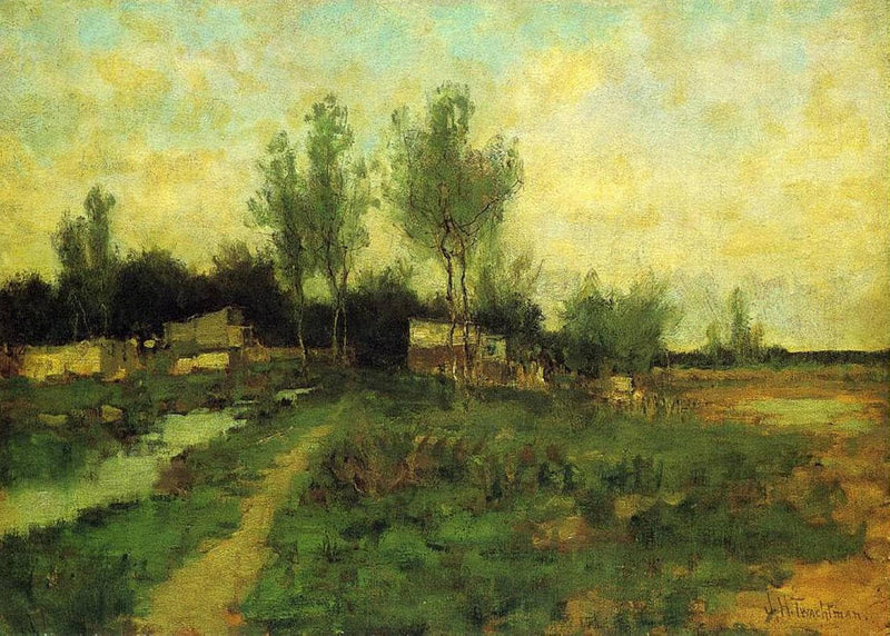 Country Path by John Henry Twachtman — Oil Painting Reproduction
