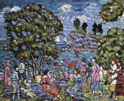 Cove with Figures in entryway