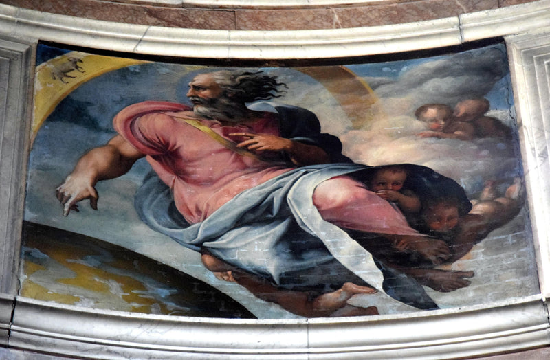 Creation of the Earth by Francesco de' Rossi (Francesco Salviati), "Cecchino" — Oil Painting Reproduction