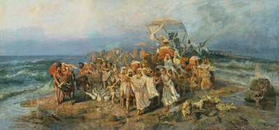 Cross Jews across Black sea in bedroom