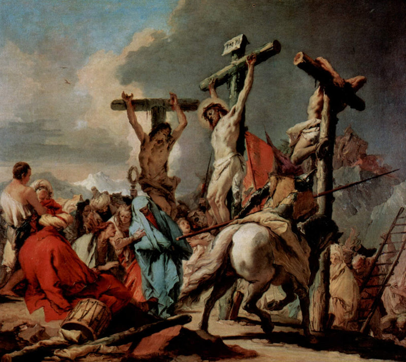 Crucifixion by Giovanni Battista Tiepolo — Oil Painting Reproduction