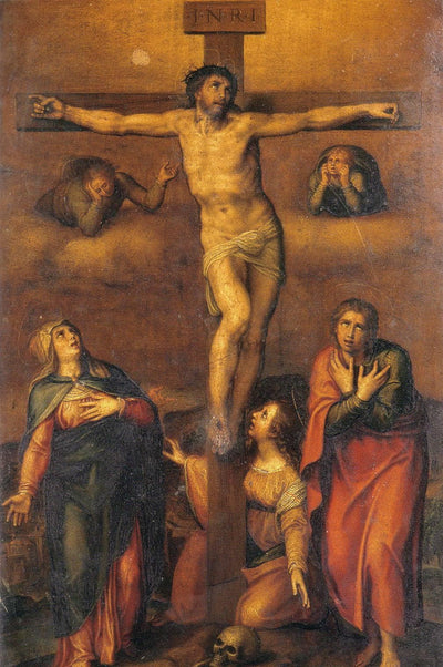 Crucifixion in home office