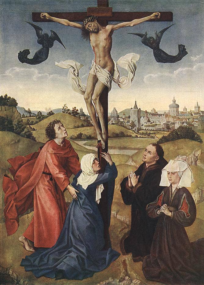 Crucifixion by Rogier van der Weyden — Oil Painting Reproduction